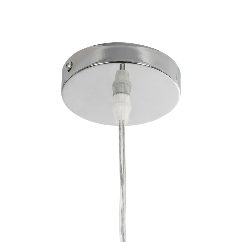 GLOBOSTAR® SATURN 999-0147 Μοντέρνο Κρεμαστό Φωτιστικό Οροφής με Ντουί 1 x E27 AC 220-240V IP20 - Πολύχρωμο - Μ25 x Π25 x Υ22cm
