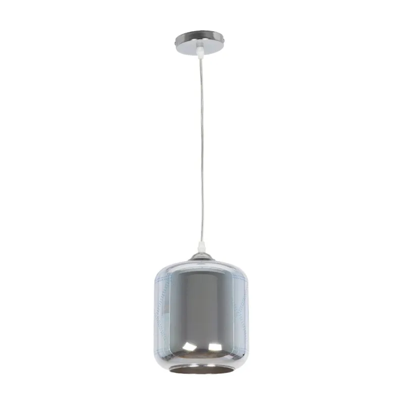 GLOBOSTAR® NEPTUNE 999-0149 Μοντέρνο Κρεμαστό Φωτιστικό Οροφής με Ντουί 1 x E27 AC 220-240V IP20 - Πολύχρωμο - Μ18 x Π18 x Υ25cm