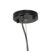 GLOBOSTAR® CUBE 999-0215 Μοντέρνο Κρεμαστό Φωτιστικό Οροφής με Ντουί 1 x E27 AC 220-240V IP20 - Μαύρο - Μ70 x Π70 x Υ87cm