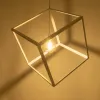 GLOBOSTAR® CUBE 999-0217 Μοντέρνο Κρεμαστό Φωτιστικό Οροφής με Ντουί 1 x E27 AC 220-240V IP20 - Λευκό - Μ70 x Π70 x Y87cm