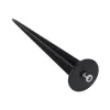 kelvo® GARDELINI KLV-101-0001-V2 Φωτιστικό Σποτ Τοίχου με Βάση για Λάμπα MR16 με Ντουί GU10 AC 220-240V Αδιάβροχο IP65 - Μαύρο Ματ - Μ10 x Π10 x Υ30cm