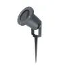 kelvo® GARDELINI KLV-101-0002-V2 Φωτιστικό Σποτ Τοίχου με Βάση για Λάμπα MR16 με Ντουί GU10 AC 220-240V Αδιάβροχο IP65 - Γκρι Ανθρακί Ματ - Μ10 x Π10 x Υ30cm