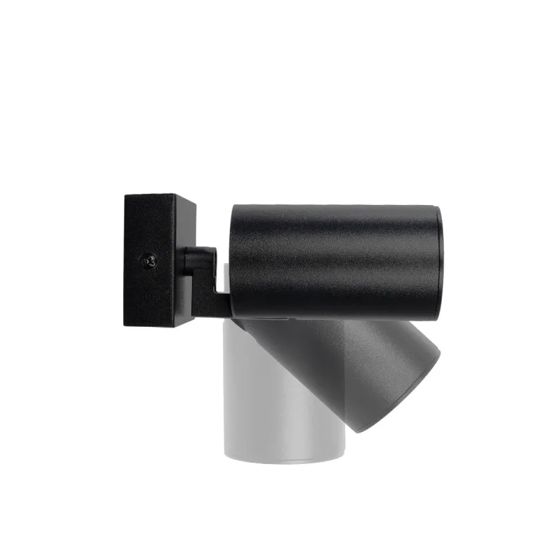 kelvo® SPOTA KLV-101-0134-V2 Κινούμενο Φωτιστικό Σποτ Τοίχου για Λάμπα MR16 με Ντουί GU10 AC 220-240V IP20 - Μαύρο Ματ - Μ7 x Π6 x Υ14cm