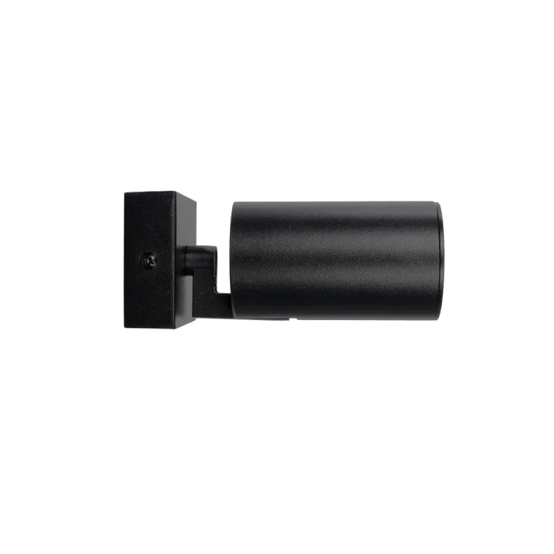 kelvo® SPOTA KLV-101-0134-V2 Κινούμενο Φωτιστικό Σποτ Τοίχου για Λάμπα MR16 με Ντουί GU10 AC 220-240V IP20 - Μαύρο Ματ - Μ7 x Π6 x Υ14cm