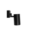 kelvo® SPOTA KLV-101-0134-V2 Κινούμενο Φωτιστικό Σποτ Τοίχου για Λάμπα MR16 με Ντουί GU10 AC 220-240V IP20 - Μαύρο Ματ - Μ7 x Π6 x Υ14cm