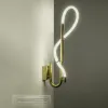 kelvo® GLOW KLV-101-0148-V2 Φωτιστικό Τοίχου / Απλίκα LED 18W 1800lm 360° AC 220-240V IP20 Ρυθμιζόμενο Λευκό CCT με On/Off 2700K/4500K/6000K - Lumileds SMD Chip - Χρυσό Πλατίνα - Μ65 x Π30 x Υ30cm - 3 Χρόνια Εγγύηση