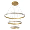kelvo® DIAMOND KLV-101-0238-V2 Κρεμαστό Φωτιστικό Οροφής LED 100W 10000lm 180° AC 220-240V IP20 Ρυθμιζόμενο Λευκό CCT με Χειριστήριο από 2700K έως 6000K Dimmable - Lumileds SMD Chip - Χρυσό Πλατίνα - Μ60 x Π60 x Υ60cm - 3 Χρόνια Εγγύηση