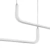 kelvo® LINARIA KLV-101-0259 Κρεμαστό Φωτιστικό Οροφής LED 72W 7200lm 180° AC 220-240V IP20 Ρυθμιζόμενο Λευκό CCT με Χειριστήριο από 2700K έως 6000K Dimmable - Lumileds SMD Chip - Λευκό Ματ - Μ130 x Π4 x Υ25cm - 3 Χρόνια Εγγύηση