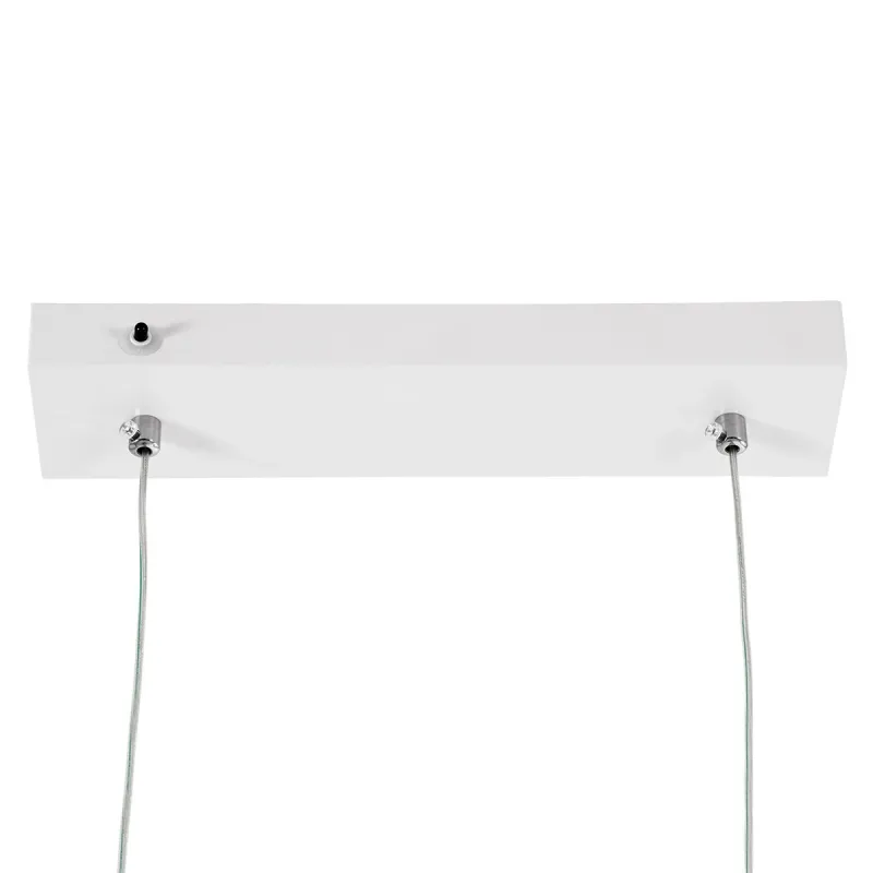 kelvo® LINARIA KLV-101-0259 Κρεμαστό Φωτιστικό Οροφής LED 72W 7200lm 180° AC 220-240V IP20 Ρυθμιζόμενο Λευκό CCT με Χειριστήριο από 2700K έως 6000K Dimmable - Lumileds SMD Chip - Λευκό Ματ - Μ130 x Π4 x Υ25cm - 3 Χρόνια Εγγύηση