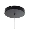 kelvo® KIBOO KLV-101-0261 Κρεμαστό Φωτιστικό Οροφής LED 36W 3600lm 360° AC 220-240V IP20 Ρυθμιζόμενο Λευκό CCT με Χειριστήριο από 2700K έως 6000K Dimmable - Lumileds SMD Chip - Μαύρο Ματ - Μ40 x Π40 x Υ40cm - 3 Χρόνια Εγγύηση