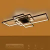 kelvo® QUADRA KLV-101-0296 Φωτιστικό Οροφής LED 120W 12000lm 120° AC 220-240V IP20 Ρυθμιζόμενο Λευκό CCT με Χειριστήριο από 2700K έως 6000K Dimmable - Lumileds SMD Chip - Μαύρο Ματ - Μ105 x Π60 x Υ9cm - 3 Χρόνια Εγγύηση