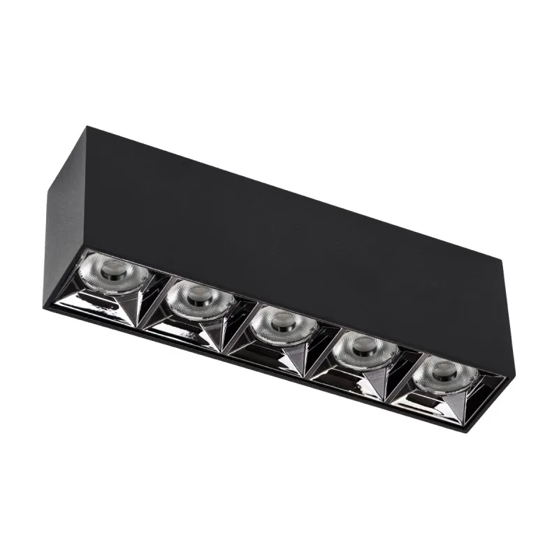 kelvo® LUMINAR KLV-101-0333 Φωτιστικό Downlight Σποτ LED 20W 2800lm 36° AC 220-240V IP20 Φυσικό Λευκό 4500K - Osram SMD Chip & TÜV SÜD Driver - Μαύρο Ματ - Μ19.5 x Π4.2 x Υ6.6cm - 5 Χρόνια Εγγύηση
