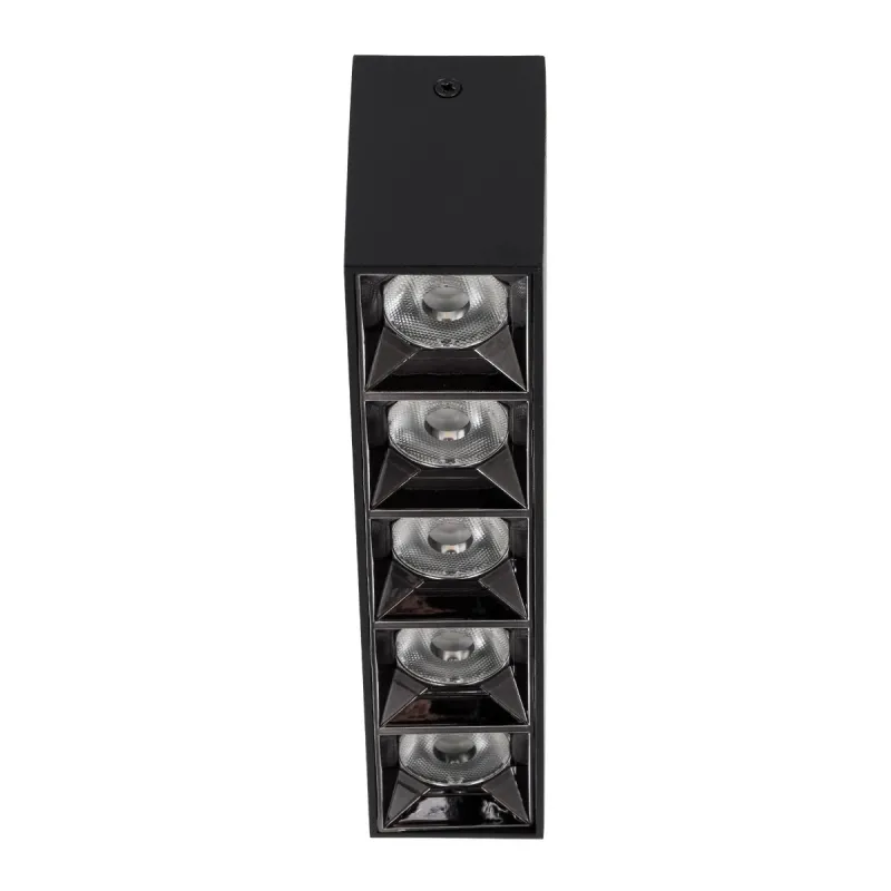 kelvo® LUMINAR KLV-101-0333 Φωτιστικό Downlight Σποτ LED 20W 2800lm 36° AC 220-240V IP20 Φυσικό Λευκό 4500K - Osram SMD Chip & TÜV SÜD Driver - Μαύρο Ματ - Μ19.5 x Π4.2 x Υ6.6cm - 5 Χρόνια Εγγύηση