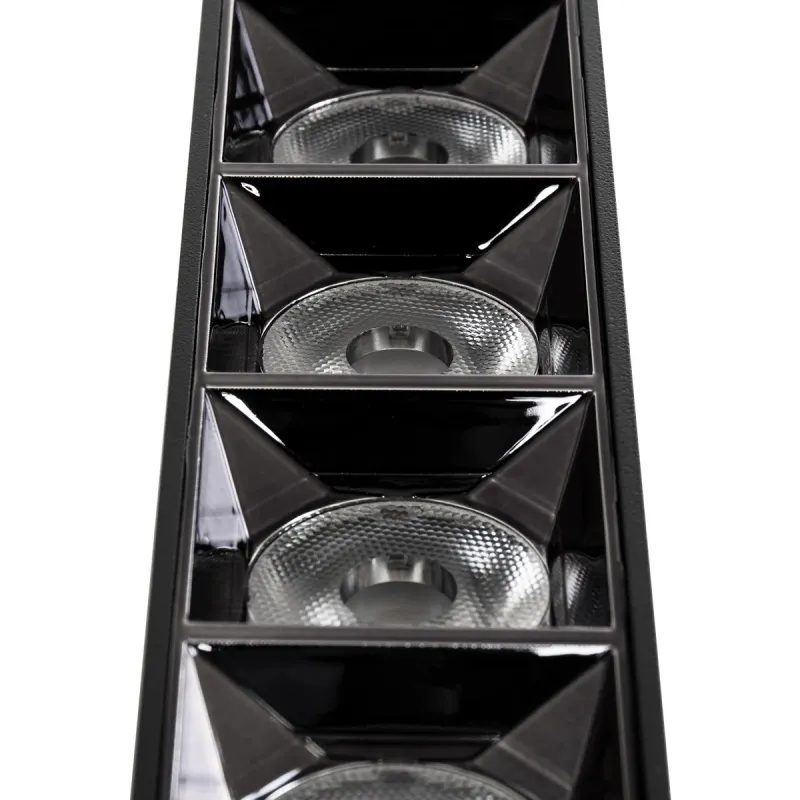 kelvo® LUMINAR KLV-101-0333 Φωτιστικό Downlight Σποτ LED 20W 2800lm 36° AC 220-240V IP20 Φυσικό Λευκό 4500K - Osram SMD Chip & TÜV SÜD Driver - Μαύρο Ματ - Μ19.5 x Π4.2 x Υ6.6cm - 5 Χρόνια Εγγύηση