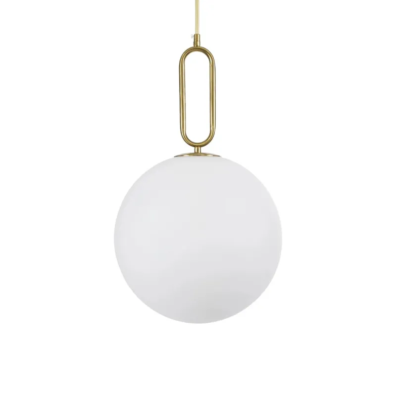 kelvo® BELLISSIMO KLV-101-0377 Κρεμαστό Φωτιστικό Οροφής για Λάμπα με Ντουί E27 AC 220-240V IP20 - Χρυσό Βούρτσας Πλατίνα & Λευκό - Μ30 x Π30 x Υ52cm