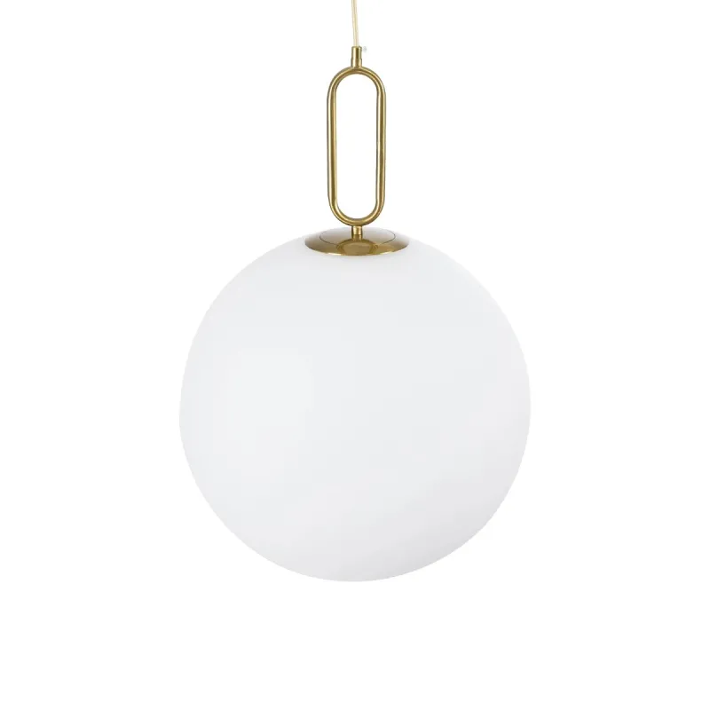 kelvo® BELLISSIMO KLV-101-0378 Κρεμαστό Φωτιστικό Οροφής για Λάμπα με Ντουί E27 AC 220-240V IP20 - Χρυσό Βούρτσας Πλατίνα & Λευκό - Μ40 x Π40 x Υ62cm