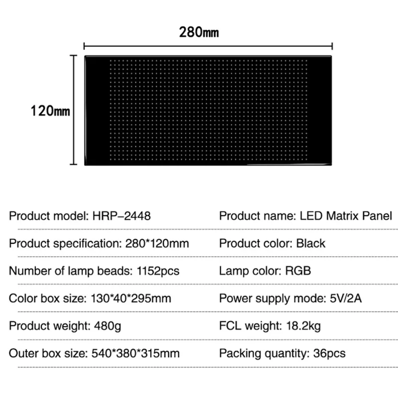 GLOBOSTAR® MATRIX GLB-106-0006 Κυλιόμενη Ψηφιακή Επιγραφή / Κορνίζα 27x12cm P4 48x24 Pixel LED 10W AC 220-240V Αδιάβροχο IP65 Πολύχρωμο RGB - Bluetooth Control μέσω iPIXEL APP - Μ28 x Π0.4 x Υ12cm - 2 Χρόνια Εγγύηση