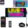 GLOBOSTAR® MATRIX GLB-106-0006 Κυλιόμενη Ψηφιακή Επιγραφή / Κορνίζα 27x12cm P4 48x24 Pixel LED 10W AC 220-240V Αδιάβροχο IP65 Πολύχρωμο RGB - Bluetooth Control μέσω iPIXEL APP - Μ28 x Π0.4 x Υ12cm - 2 Χρόνια Εγγύηση