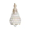 GLOBOSTAR® MERMAID 01317 Vintage Φωτιστικό Τοίχου - Απλίκα με Ντουί 1 x E27 AC 220-240V IP20 - Χρυσό - Μ16 x Π30 x Υ27cm