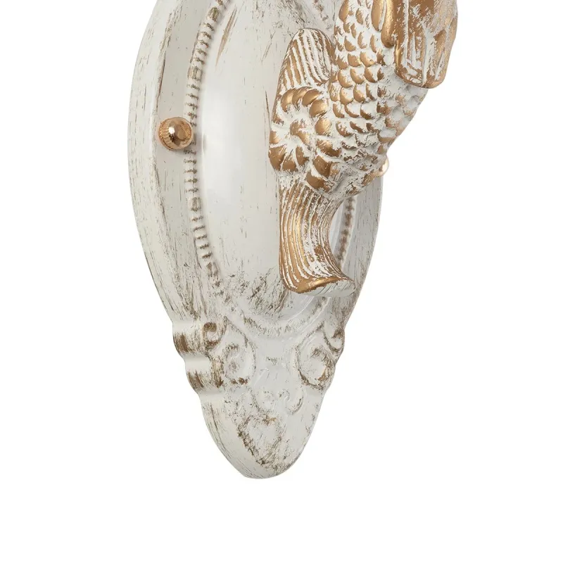 GLOBOSTAR® MERMAID 01317 Vintage Φωτιστικό Τοίχου - Απλίκα με Ντουί 1 x E27 AC 220-240V IP20 - Χρυσό - Μ16 x Π30 x Υ27cm