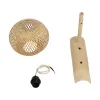 GLOBOSTAR® SELVA 01963 Boho Φωτιστικό Τοίχου - Απλίκα με Ντουί 1 x E27 AC 220-240V IP20 - Μπεζ - Μ23 x Π23 x Υ37cm GLOBOSTAR® SELVA 01963 Boho Φωτιστικό Τοίχου - Απλίκα με Ντουί 1 x E27 AC 220-240V IP20 - Μπεζ - Μ23 x Π23 x Υ37cm