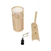 GLOBOSTAR® TULUM 01972 Boho Φωτιστικό Τοίχου - Απλίκα με Ντουί 1 x E27 AC 220-240V IP20 - Μπεζ - Μ42 x Π30 x Υ50cm GLOBOSTAR® TULUM 01972 Boho Φωτιστικό Τοίχου - Απλίκα με Ντουί 1 x E27 AC 220-240V IP20 - Μπεζ - Μ42 x Π30 x Υ50cm