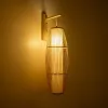 GLOBOSTAR® TULUM 01974 Boho Φωτιστικό Τοίχου - Απλίκα με Ντουί 1 x E27 AC 220-240V IP20 - Μπεζ - Μ28 x Π34 x Υ102cm