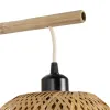 GLOBOSTAR® SELVA 01977 Boho Φωτιστικό Τοίχου - Απλίκα με Ντουί 1 x E27 AC 220-240V IP20 - Μπεζ - Μ24 x Π32 x Υ56cm GLOBOSTAR® SELVA 01977 Boho Φωτιστικό Τοίχου - Απλίκα με Ντουί 1 x E27 AC 220-240V IP20 - Μπεζ - Μ24 x Π32 x Υ56cm