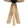 GLOBOSTAR® TULUM 01991 Boho Επιτραπέζιο Φωτιστικό Πορτατίφ με Ντουί 1 x E27 AC 220-240V IP20 - Μπεζ - Μ30 x Π30 x Υ41cm