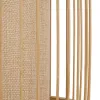 GLOBOSTAR® TULUM 02001 Boho Επιτραπέζιο Φωτιστικό Πορτατίφ με Ντουί 1 x E27 AC 220-240V IP20 - Μπεζ - Μ20 x Π20 x Υ32cm
