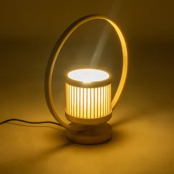 GLOBOSTAR® TULUMKO 02008 Boho Επιτραπέζιο Φωτιστικό Πορτατίφ με Ντουί 1 x E27 AC 220-240V IP20 - Μπεζ - Μ30 x Π12 x Υ32cm GLOBOSTAR® TULUMKO 02008 Boho Επιτραπέζιο Φωτιστικό Πορτατίφ με Ντουί 1 x E27 AC 220-240V IP20 - Μπεζ - Μ30 x Π12 x Υ32cm