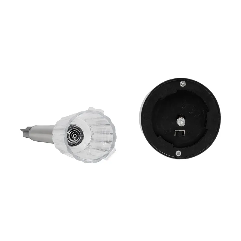GLOBOSTAR® SOLARDECOR 71522 Διακοσμητικό Φωτιστικό Κήπου LED 1W 30lm 180° DC 5V με Φωτοβολταϊκό Panel 5V 0.1W & Επαναφορτιζόμενη Μπαταρία Li-ion 3.2V 600mAh Αδιάβροχο IP65 Πολύχρωμο RGB - Μ5.5 x Π5.5 x Υ36.5cm - 2 Χρόνια Εγγύηση