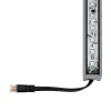 GLOBOSTAR® DIGIBAR 90210 Ψηφιακή Pixel Addressable Facade Μπάρα LED 12W 600lm 45° DC 24V Αδιάβροχο IP65 8 x Pixel Πολύχρωμο RGB Dimmable DMX512 SPI/TTL Protocol IC UCS512C0 - Bridgelux SMD Chip - Γκρι Ανθρακί - Μ100 x Π3.2 x Υ3cm - 3 Χρόνια Εγγύηση