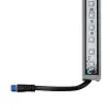 GLOBOSTAR® DIGIBAR 90210 Ψηφιακή Pixel Addressable Facade Μπάρα LED 12W 600lm 45° DC 24V Αδιάβροχο IP65 8 x Pixel Πολύχρωμο RGB Dimmable DMX512 SPI/TTL Protocol IC UCS512C0 - Bridgelux SMD Chip - Γκρι Ανθρακί - Μ100 x Π3.2 x Υ3cm - 3 Χρόνια Εγγύηση