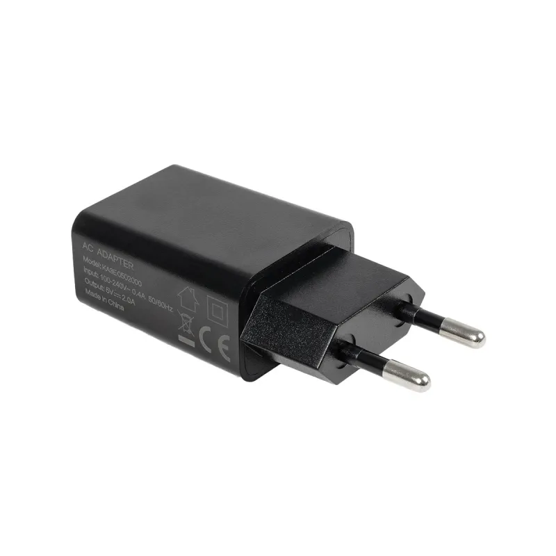 GLOBOSTAR® MATRIX GLB-106-0026 Τροφοδοτικό/Μετασχηματιστής SELV με 1 x USB 2.0 για Εύκαμπτη Κυλιόμενη Ψηφιακή Επιγραφή 10W 2A AC 220-240V σε DC 5V IP20 - Μ3.6 x Π2.3 x Υ8.2cm - 2 Χρόνια Εγγύηση
