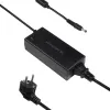 GLOBOSTAR® VOLTIX GLB-107-0007 Τροφοδοτικό/Μετασχηματιστής Class II SELV 60W 2.5A AC 220-240V σε DC 24V IP20 - Μαύρο Ματ - Μ11.5 x Π5 x Υ3.2cm - 3 Χρόνια Εγγύηση