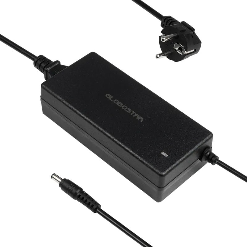 GLOBOSTAR® VOLTIX GLB-107-0008 Τροφοδοτικό/Μετασχηματιστής Class II SELV 120W 4.75A AC 220-240V σε DC 24V IP20 - Μαύρο Ματ - Μ14.2 x Π6.5 x Υ3.7cm - 3 Χρόνια Εγγύηση