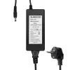 GLOBOSTAR® VOLTIX GLB-107-0008 Τροφοδοτικό/Μετασχηματιστής Class II SELV 120W 4.75A AC 220-240V σε DC 24V IP20 - Μαύρο Ματ - Μ14.2 x Π6.5 x Υ3.7cm - 3 Χρόνια Εγγύηση