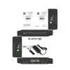 GLOBOSTAR® VOLTIX GLB-107-0008 Τροφοδοτικό/Μετασχηματιστής Class II SELV 120W 4.75A AC 220-240V σε DC 24V IP20 - Μαύρο Ματ - Μ14.2 x Π6.5 x Υ3.7cm - 3 Χρόνια Εγγύηση
