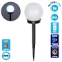 GLOBOSTAR® SOLARGLOBE 71472 Διακοσμητικό Φωτιστικό Κήπου LED 1W 50lm 240° DC 5V με Φωτοβολταϊκό Panel 5V 0.1W & Επαναφορτιζόμενη Μπαταρία Li-ion 3.2V 300mAh Αδιάβροχο IP65 Ψυχρό Λευκό 6000K - Μ10 x Π10 x Υ33cm - 2 Χρόνια Εγγύηση