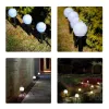 GLOBOSTAR® SOLARGLOBE 71472 Διακοσμητικό Φωτιστικό Κήπου LED 1W 50lm 240° DC 5V με Φωτοβολταϊκό Panel 5V 0.1W & Επαναφορτιζόμενη Μπαταρία Li-ion 3.2V 300mAh Αδιάβροχο IP65 Ψυχρό Λευκό 6000K - Μ10 x Π10 x Υ33cm - 2 Χρόνια Εγγύηση