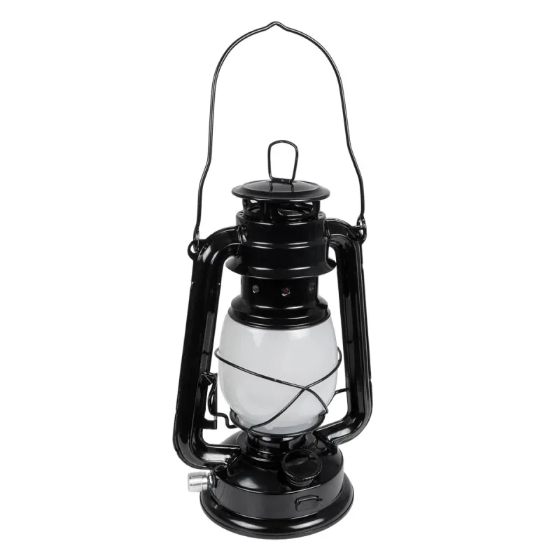 GLOBOSTAR® FIREWATCH 76546 Διακοσμητικό Φαναράκι LED 10W 500lm 360° Επαναφορτιζόμενο DC 5V με Μπαταρίες 2x18650 IP20 Ultra Θερμό Λευκό 1800K - Μ15 x Π11.5 x Υ23.5cm - 2 Χρόνια Εγγύηση