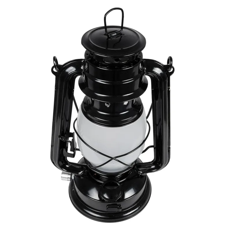 GLOBOSTAR® FIREWATCH 76546 Διακοσμητικό Φαναράκι LED 10W 500lm 360° Επαναφορτιζόμενο DC 5V με Μπαταρίες 2x18650 IP20 Ultra Θερμό Λευκό 1800K - Μ15 x Π11.5 x Υ23.5cm - 2 Χρόνια Εγγύηση