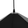 GLOBOSTAR® HEXAGON 01195 Μοντέρνο Κρεμαστό Φωτιστικό Οροφής με Ντουί 1 x E27 AC 220-240V IP20 - Μαύρο & Χρυσό - Μ45 x Π45 x Υ28cm