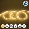 GLOBOSTAR® NEOVALE 70572 Ταινία Neon Flex LED 12W/m 840lm/m 120° DC 220-240V Αδιάβροχο IP65 120 x SMD2835 Chip/m Θερμό Λευκό 3000K Dimmable - Sanan SMD Chip - Μ100 x Π0.8 x Υ1.6cm - 3 Χρόνια Εγγύηση