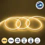 GLOBOSTAR® NEOVALE 70572 Ταινία Neon Flex LED 12W/m 840lm/m 120° DC 220-240V Αδιάβροχο IP65 120 x SMD2835 Chip/m Θερμό Λευκό 3000K Dimmable - Sanan SMD Chip - Μ100 x Π0.8 x Υ1.6cm - 3 Χρόνια Εγγύηση