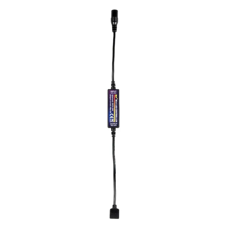 GLOBOSTAR® CCTCONTROLLER 73356 Σετ Dimmer / Controller με RF Ασύρματο Χειριστήριο με 2 x 3A 72W Κανάλια DC 12-24V 6A 144W Max IP20 - RF2.4Ghz - Μ30 x Π1.7 x Υ1cm - 2 Χρόνια Εγγύηση