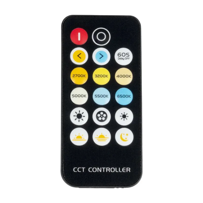 GLOBOSTAR® CCTCONTROLLER 73356 Σετ Dimmer / Controller με RF Ασύρματο Χειριστήριο με 2 x 3A 72W Κανάλια DC 12-24V 6A 144W Max IP20 - RF2.4Ghz - Μ30 x Π1.7 x Υ1cm - 2 Χρόνια Εγγύηση