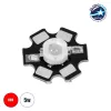 GLOBOSTAR® STARCHIP 73748 High Power Star LED 5W 160-180lm 180° DC 2.0-2.4V 700-1000mA IP20 Κόκκινο Dimmable - Sanan Chip - Μ2 x Π2 x Υ0.6cm - 2 Χρόνια Εγγύηση