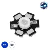 GLOBOSTAR® STARCHIP 73754 High Power Star LED 5W 110-120lm 180° DC 3.2-3.4V 700-1000mA IP20 Μπλε Dimmable - Sanan Chip - Μ2 x Π2 x Υ0.6cm - 2 Χρόνια Εγγύηση